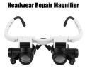 LED Magnifier With 2 Led Light Magnifying Glass. 