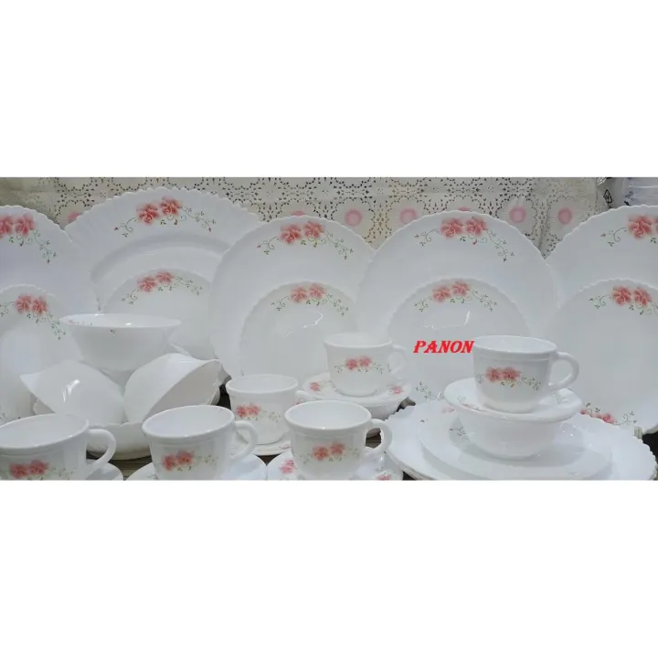 32%20Pcs%20Pyrex%20Opal%20Glassware%20White%20Oven%20Save%20Dinner%20Set.%20Model%20Red%20Pata%20-%20Dinner%20Set%20-%20dinner%20set%20-%20Image%202