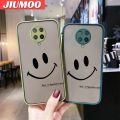 JIUMOO For Redmi K30 Pro Xiaomi Poco F2 Pro Case Fashion Simple Smile Face Frosted Transparent Back Cover Lens Camera Protect Phone Case Edge Full Cover Casing Hard Cases. 