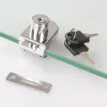 Glass Door Single Sliding Lock/ Cabinet Cam Key Showcase Display /Single-Door-Lock-Glass-Window-Lock-Glass-Door-Lock - Door Bottom Sealing Strip. 