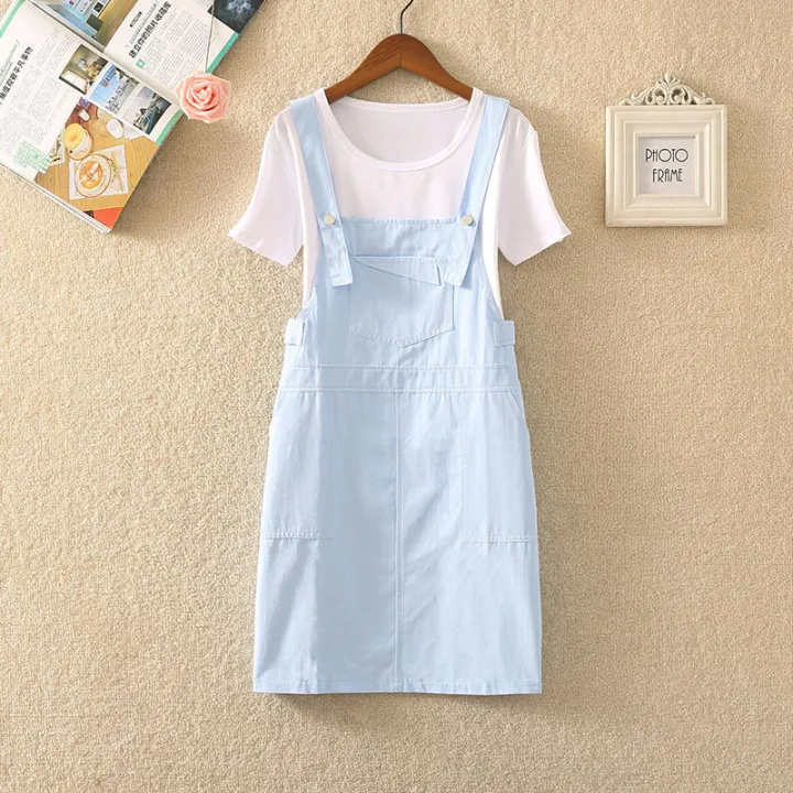 Junior%20High%20School%20Students13Summer14-16Young%20Girl12Big%20Boy15Suit%20Cute%20Jumpsuit%20Denim%20Brace%20Short%20Skirt%20-%20Image%205
