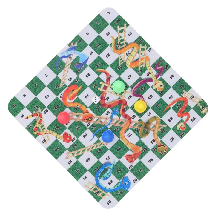 Plastic%20Chess%20Set%204%20Chess%20Pieces%20Foldable%20Abrasion%20Proof%20Lightweight%20Board%20Game%20Set%2024cm%20for%20Home%20-%20Image%203