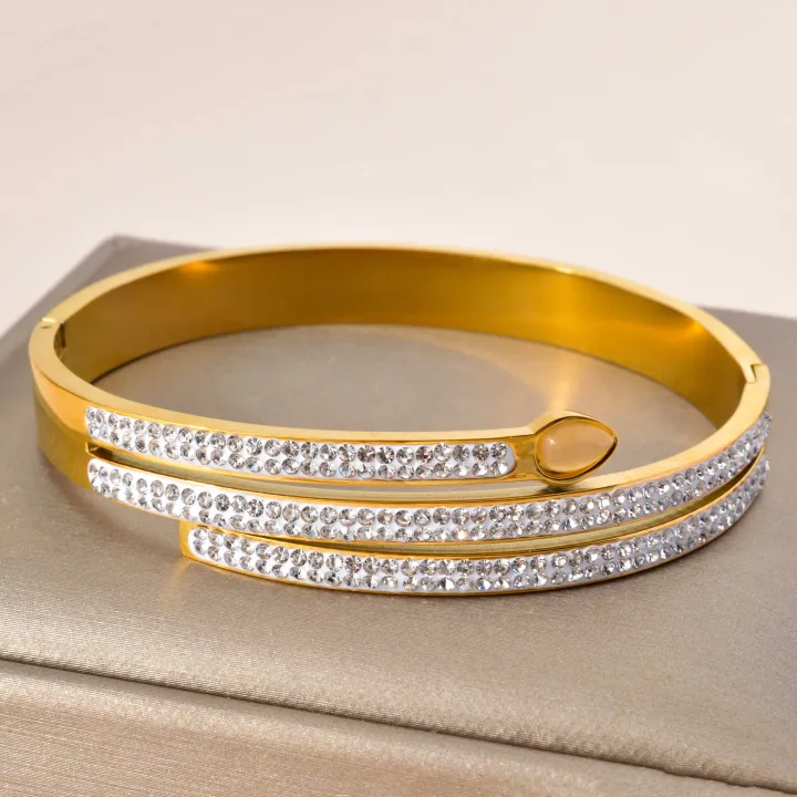 Wholesale%20Custom%2018k%20Gold%20Plated%20Stainless%20Steel%20Bijoux%20Acier%20Inoxydable%20bracelets%20for%20woman%20-%20Image%204