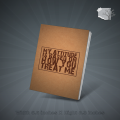 Papertree Vintage A5 Notebook Sketchbook Drawing Sketchpad My Attitude Perfect for Graphite Colour Pastel and Charcoal Art. 