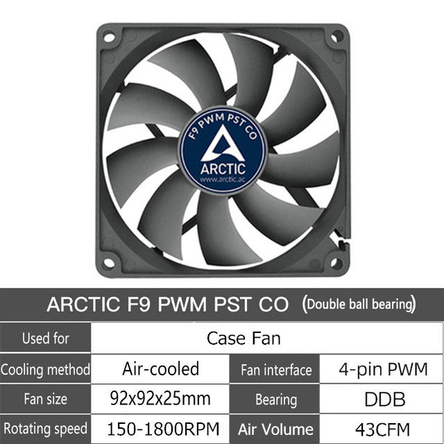 ARCTIC%20F9%20F12%20F14%20P12%20P14%20PWM%20PST%20CO%2012/14cm%20PC%20Case%20Fan%20140mm%20CPU%20Cooling%20Fan%20Cooler%204pin%20PWM%20Control%20FDB%20Genuine%20Original%20-%20Image%207