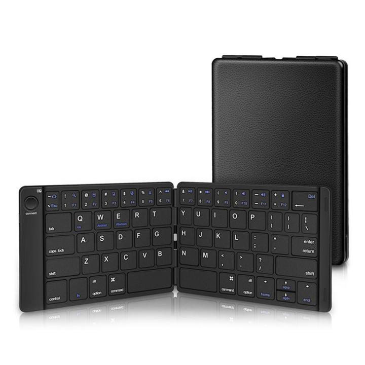 Folding Keyboard, Foldable Bluetooth Keyboard, Portable Wireless Keyboard for IOS, Android, and Windows tablets, Smartphones, iPhone, iPad, Laptops, PC