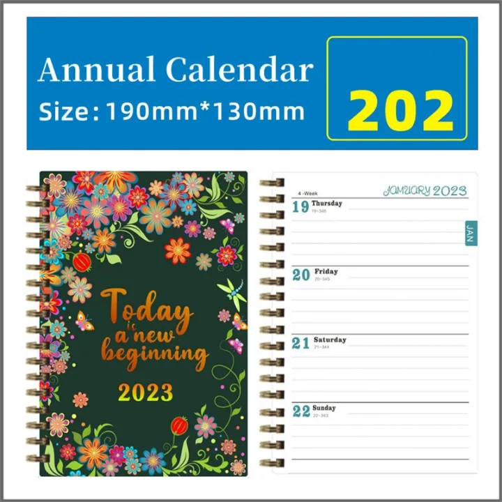 2023%20Agenda%20Planner%20Organizer%20Korean%20Kawaii%20Weekly%20Monthly%20Yearly%20Diary%20Journals%20Notebook%20Flower%20Stationery%20Note%20Book%20Gifts%20-%20Image%207