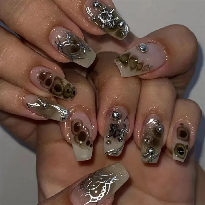 24Ps%20Almond%20False%20Nails%20Marble%20Grain%20Exploding%20Nail%20Art%20Flash%20Fragments%20Spicy%20Girl%20European%20and%20American%20Ins%20Press%20on%20Nails%20-%20Image%205