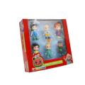 6pcs/set Anime Cocomelon Action Figures PVC Family Sister Brother Friends Baby JJ Model Toys For Kids Festival Gift Superman. 