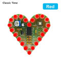 DIY Kit Heart Shape Breathing Lamp Kit DC 4V-6V Breathing LED Suite Red White Blue Green DIY Electronic Production for Learning. 