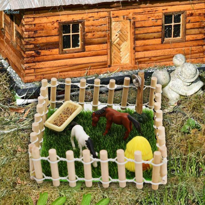 1/12%20Scale%20Horse%20Stall%20Horse%20Barn%20Set%20Dollhouse%20Farm%20Animal%20Toys%20Fairy%20Garden%20Educational%20Toy%20for%20Ages%205-12%20Years%20Kids%20Dollhouse%20Accessories%20-%20Image%202