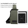 HVTIL Men USB Charging Handheld Crossbody Single Shoulder Bag Fashion Moto Backpack Outdoor Waterproof Travel Chest Bag For Male.