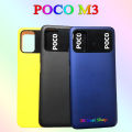 Xiaomi Poco M3 battery backshell Replacement Back Battery Cover For Xiaomi Mi Redmi Poco M3 Back Rear Glass Case. 