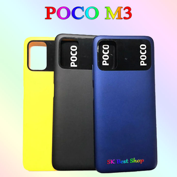 Xiaomi Poco M3 battery backshell Replacement Back Battery Cover For Xiaomi Mi Redmi Poco M3 Back Rear Glass Case