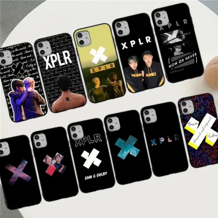 sam and colby XPLR Phone Case for iPhone 11 12 13 mini pro XS MAX 8 7 6 6S Plus X 5S SE 2020 XR cover