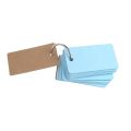 Kraft Paper Binder Ring Easy Flip Flash Cards Study Memo Pads DIY Stationery P9JD. 