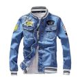 Male Streetwear Men Loose Jean Coats Zipper New Fashion Mens Denim Jacket Spring Casual Slim Fit Stand Collar Pilot Jackets.