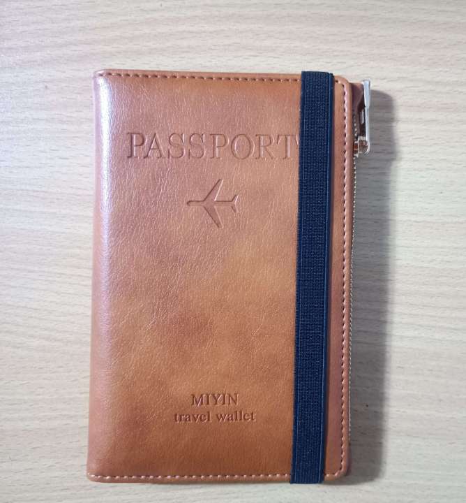 Multifunctional%20%20Travel%20Bag%20Wallet%20Ticket%20Holder%20Organizer%20Case%20with%20Zipper%20Leather%20Passport%20Cover%20Fashionable%20Passport%20Bag%20-%20Image%204