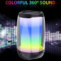 Pulse 4 Mini Bluetooth, AUX, USB, SD Card & FM Radio Supported Colorful Lighting Effects Wireless Speaker. 