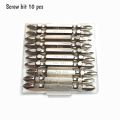 Screw Driver Ph2 65 drill Bits 10 pcs set.. 