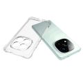 Xiaomi Redmi Note 14 Pro Plus Premium Silicone Case Crystal Clear Soft TPU Ultra-Thin Transparent Flexible Protective Mobile Phone Back Cover.