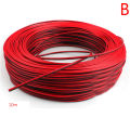 10m LED Cables 2 Pin LED Strip Cable 22AWG 2 Core Red Black Electrical Wire Encounter. 