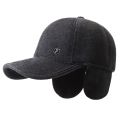 Winter Baseball Caps for Men Ear Flaps Thinken Adjustable Snapback Hat Outdoor Trucker Cap Male.