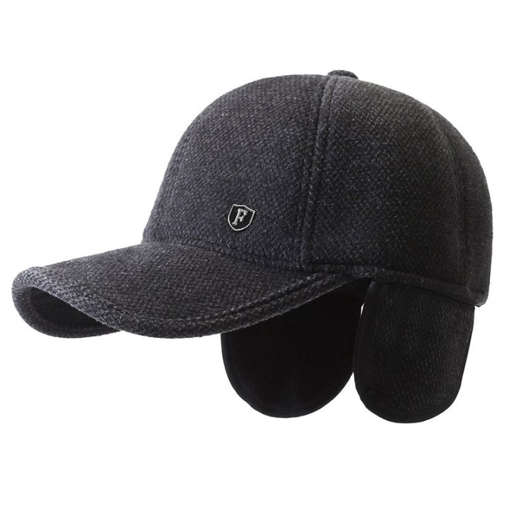 Winter%20Baseball%20Caps%20for%20Men%20Ear%20Flaps%20Thinken%20Adjustable%20Snapback%20Hat%20Outdoor%20Trucker%20Cap%20Male%20-%20Image%202