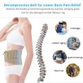 Decompression Back Belt - Lumbar Support Belt for Men & Women Lower Back Pain Relief, Back Traction Device Fits Waist Size 29-49 Inches (Beige).
