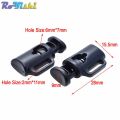 10pcs/pack Cord Lock Toggle Clip Stopper Plastic Black For Bags/Garments. 