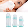 Feeding Bottle Set, PP Silicone Soft Baby Bottle Set 3Pcs Safe for Newborn. 