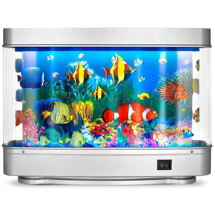 Artificial Tropical Fish Tank Lamp Decorative Sensory Aquarium