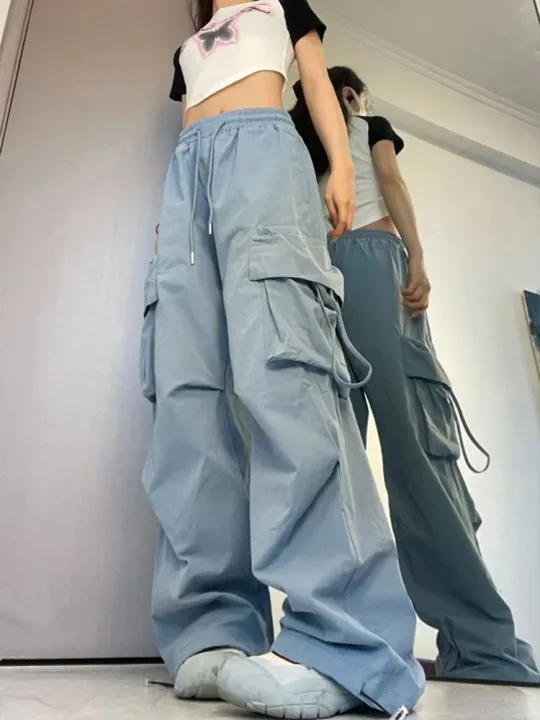 Women%20Y2K%20Korean%20Cargo%20Pants%20Hip%20Hop%20Loose%20Causal%20Wide%20Leg%20Pants%20Fashion%20High%20Waist%20Baggy%20Streetwear%20Multi%20Pockets%20Sweatpants%20-%20Image%205