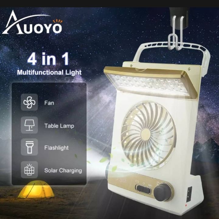 Charge Fan Charge FAN WITH LIGHT & TORCH (Solar Powered) | Daraz.com.bd