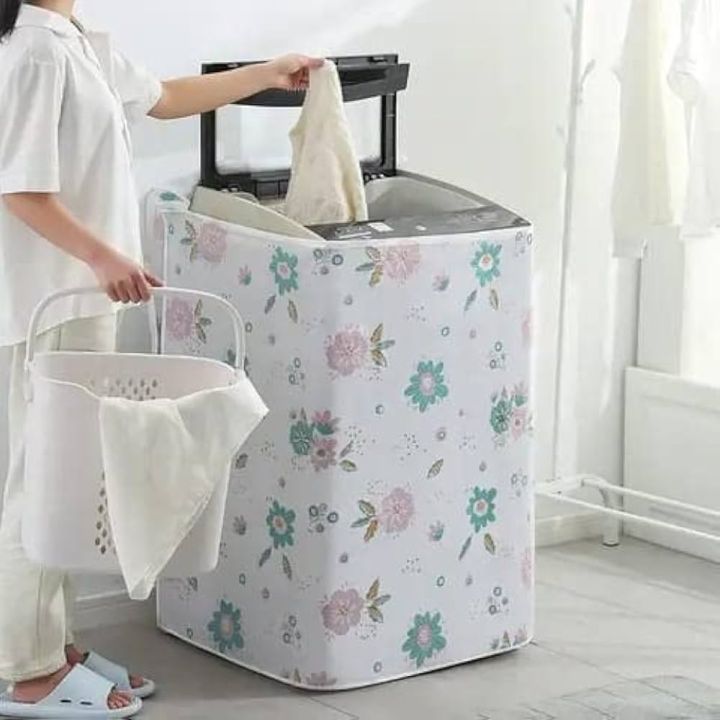 Washing Machine Covers Washer Cover Top Loading Washing Machine Cover Waterproof Cover-1Pc