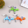 Dual Control Double Outlet Water Tap 1/2" Universal Interface Plastic Faucet Home Bathroom Hose Irrigation Quick Connector Conbo.