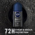 International Germany product Deodorant Roll on NIVEA MEN Deep Black Charcoal used for male - 25 ml. 