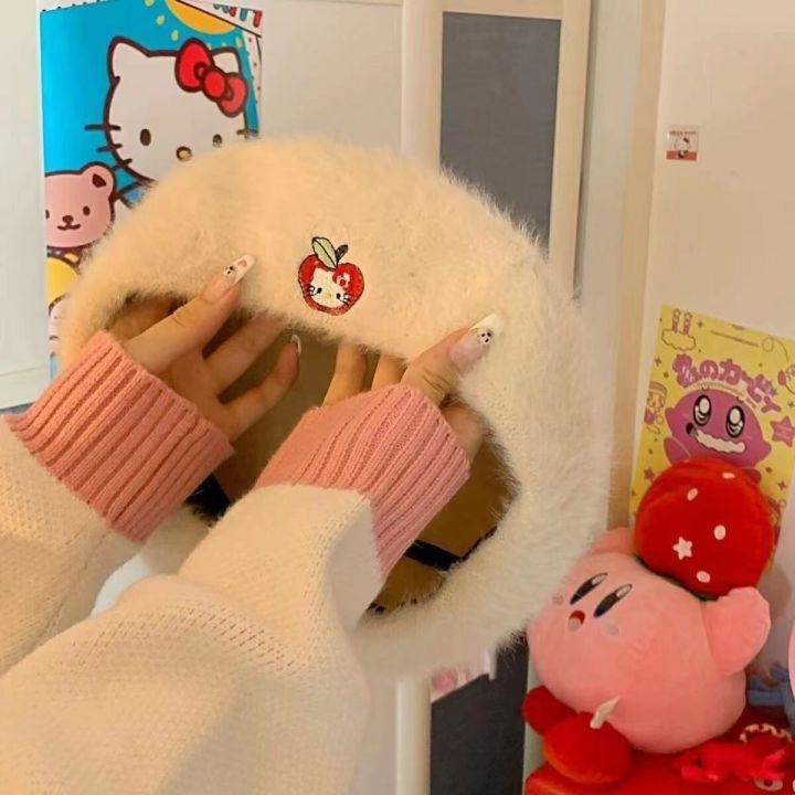 Sanrio%20Hello%20Kitty%20Fashion%20Plush%20Beret%20Soft%20Hat%20Y2k%20Girl%20Winter%20Harajuku%20Korean%20Style%20Cap%20Women%20Retro%20Trendy%20Clothes%20Accessories%20-%20Image%207