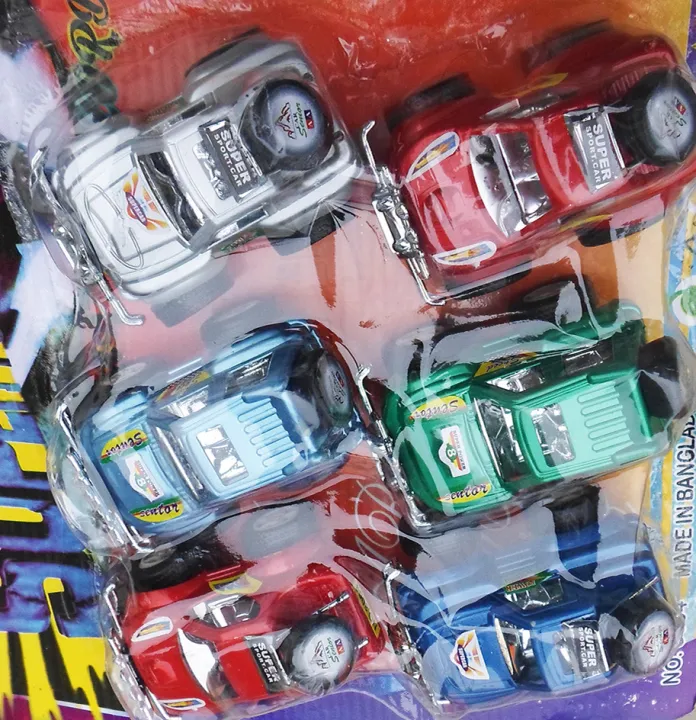 Toys%20Pull%20Back%20Vehicles%20Car%20Toy%20Play%20Set,%20Friction%20Powered%206%20pcs%20-%20Image%204