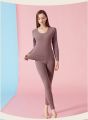 New Thermal Suit Women's High Elasticity Soft Comfortable Autumn Winter Thermal Clothing No Trace Thermal Underwear Suit Women. 