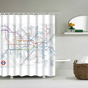 London%20Subway%20Map%20Bathroom%20Waterproof%20Fabric%20Shower%20Curtain%20Set%2012%20Hook%2071%20Inch%20-%20Image%202