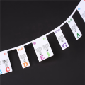 NCANRUI 2X Piano Keyboard Stickers Grand/Electric Piano 61 Keys Stave Notation Note Strip Label Symbol for Beginners Students. 