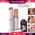 Flawless Facial Hair Remover for Women Hair Removal for Women Flowless Hair Remover Portable Electric Shaver for Cheeks Chin Perilabial & Arms.