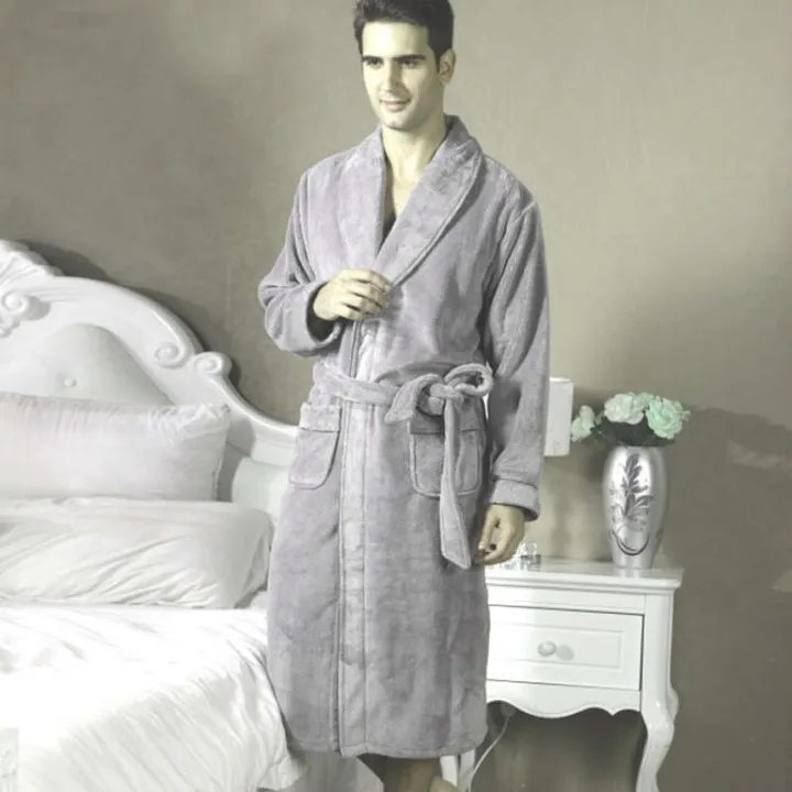 Sleeping%20Robe%20Couple%20Bathrobe%20Thickened%20Coral%20Velvet%20Pajama%20Large%20Fat%20Plus%20Size%20Flannel%20Autumn%20Winter%20Men%20and%20Women%20-%20Image%203