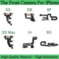 100% New Front Camera For iPhone 11 12 Pro Max X XS XR Front-facing Camera Main Lens Flex Cable Camera For iPhone 7 Plus 8 8Plus. 