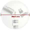 NANLIY-Anti-Sliding LP Vinyl Record Pickup Calibration Plate Distance Gauge Protractor Adjustment Tool Ruler for Turntable.