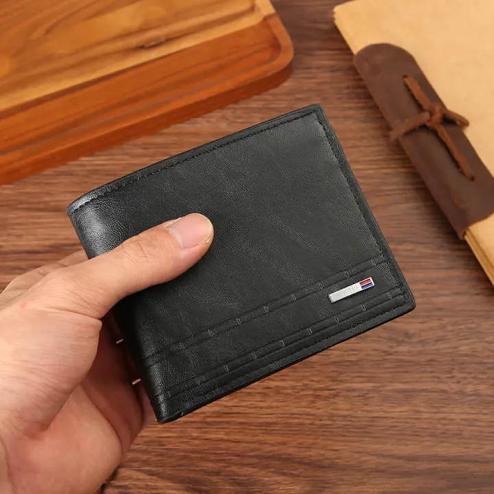 Stylish%20Retro%20Men'S%20Wallet%20Slim%20%20Versatile%20Men'S%20Pu%20Leather%20Wallet%20Sleek%20Men'S%20Short%20Wallet%20for%20%20Use%20Travel%20Accessory%20Business%20Essential%20Gift%20For%20Men%20Suitable%20For%20All%20Occasions%20-%20Image%204