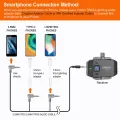 Comica Wireless Microphone With Tripod For iPhone Android Smartphone Dslr Camera Handheld Microphone For Interview, WS50H. 