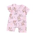 Unisex Infant Rompers Summer Short Baby Clothes Cotton Thin Cute Breathable Newborn Boys Girls Cute One-Piece Pajamas 0-18 month. 