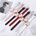 Fashion Watch Women Quartz Watch Ladies Simple Leather Wristwatch Women's Clock. 
